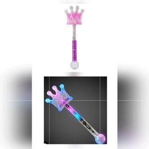 Medieval Times Crown Princess Wand Lightes Up